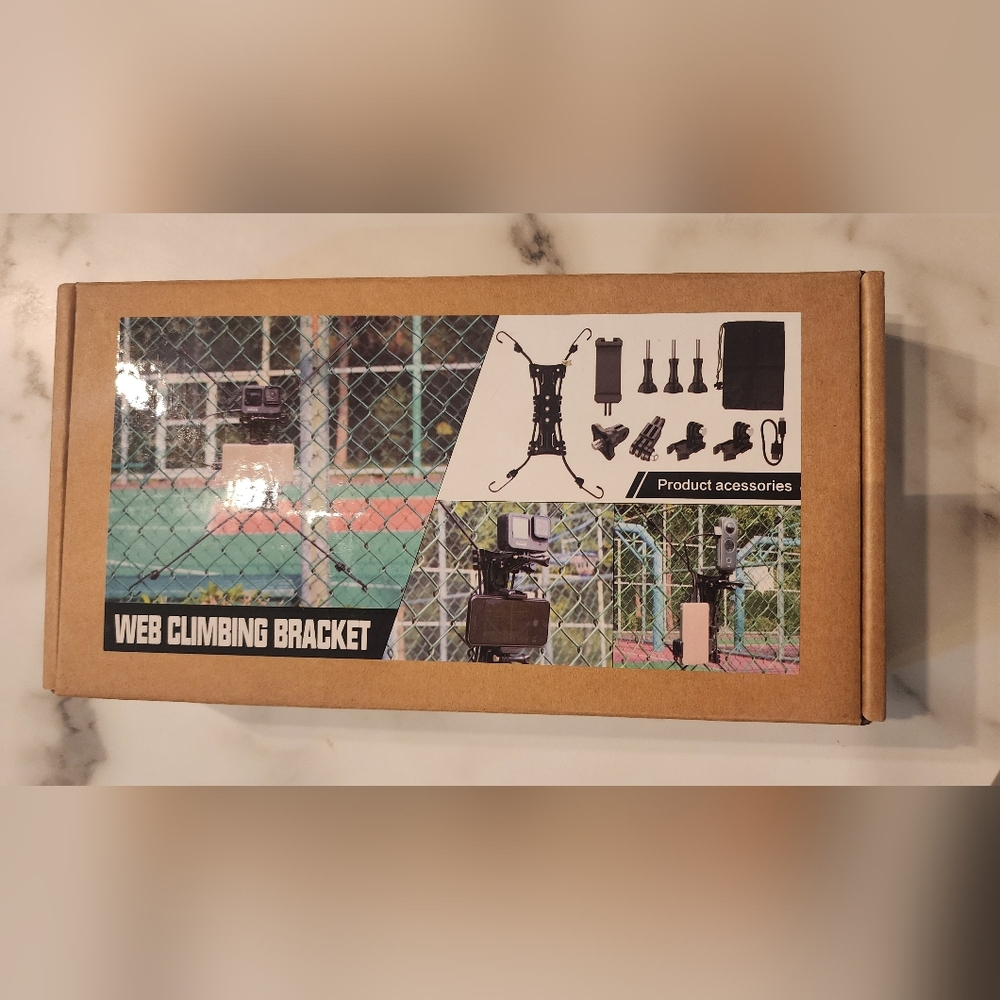 Web Climbing Bracket – Fence Mount Camera Holder – Universal Fit